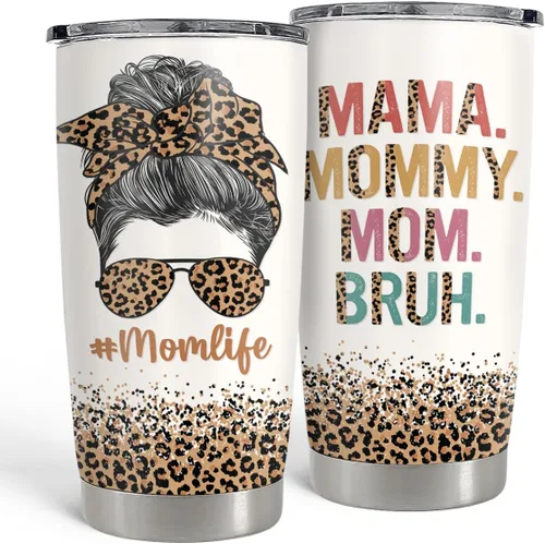 Vista 13 de SANDJEST Tazas de viaje aisladas de acero inoxidable de béisbol, tazas de café de 20 onzas y 30 onzas, regalo para amantes del béisbol, mamá, papá