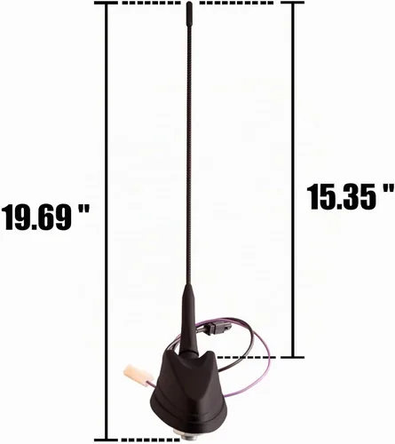 Vista 4 de Antena de radio montada en el techo del coche compatible con Benz Sprinter W906 2007-10 Dodge Freightliner Sprinter A9068200475 2006-17