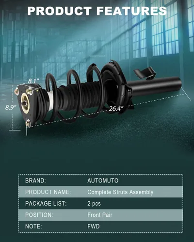 Vista 3 de AUTOMUTO - Par de muelles delanteros para Mazda 5 2006-2010