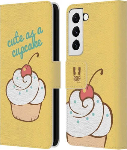 Vista 160 de Head Case Designs Assortment Cupcakes Happiness Leather Wallet Case Compatible with Samsung Galaxy A07 4G Surtido