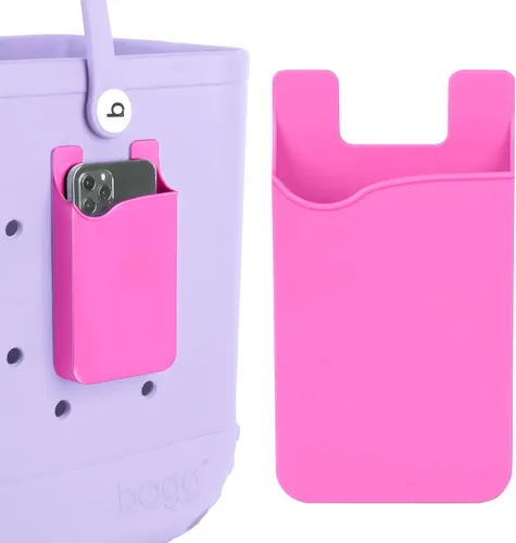 Vista 11 de Soporte para teléfono compatible con Bogg Bag y Simple Modern Beach Tote, funda universal de plástico ABS duro para teléfono celular, accesorios