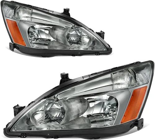 Vista 26 de oEdRo Switchback - Conjunto de faros delanteros LED compatibles con Accord 2003 2004 2005 2006 2007 DRL, par de repuesto con carcasa negra