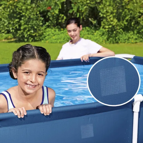 Vista 2 de Bestway Parches cuadrados de reparación de piscinas subacuáticas de 10 x 2.5 pulgadas