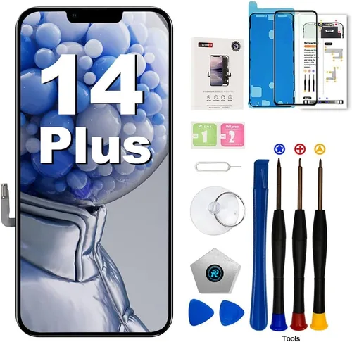 Vista 27 de EFAITHFIX para iPhone 11 Reemplazo de pantalla COF de 6.1 pulgadas, marco de pantalla LCD, ensamblaje de pantalla táctil 3D, digitalizador