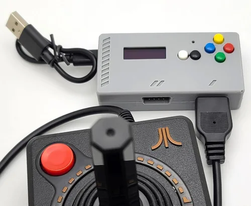 Vista 2 de 9 pin to USB Dual Atari Joystick,Paddle,and Driving Adapter by iCode,DB9 Ports,Plus Edition,ATARIPLUS2USB