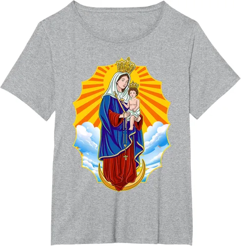 Vista 47 de Chinita Chiquinquira Venezuela Maracaibo Virgen Chiquinquira Chinita Zulia Camiseta negra