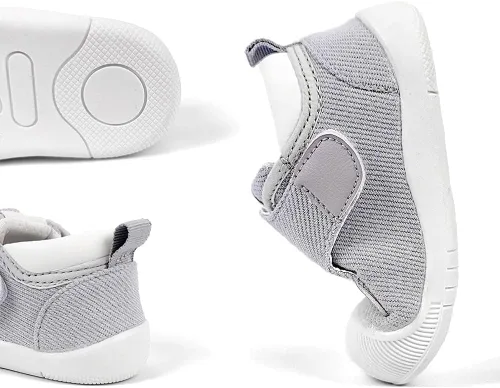 Vista 17 de OAISNIT Zapatos deportivos ligeros para bebés, niños y niñas, transpirables, antideslizantes, para primeros pasos