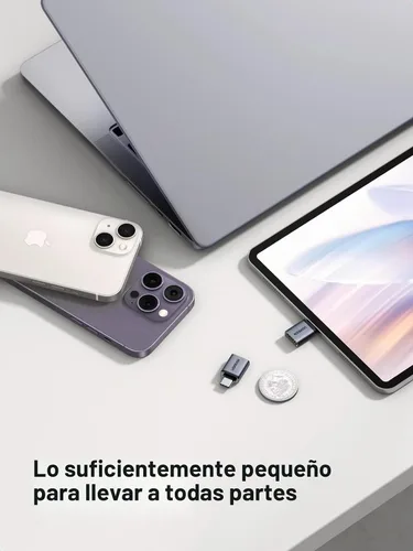 Vista 7 de UGREEN Adaptador USB C a USB A 3.2 OTG de 10 Gbps 2 unidades compatibles con iPhone 17 Pro Max Air 16 15 MacBook Air iMac iPad Galaxy Tab S9 S25