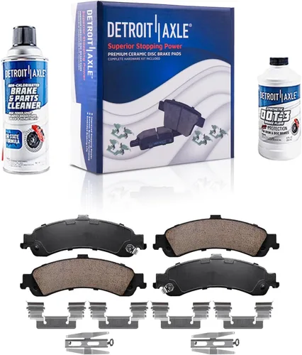 Vista 152 de Detroit Axle - Pastillas de freno para Avalanche Express Suburban Savana Yukon XL 1500 Chevy Tahoe GMC Cadillac Escalade, Pastillas de freno