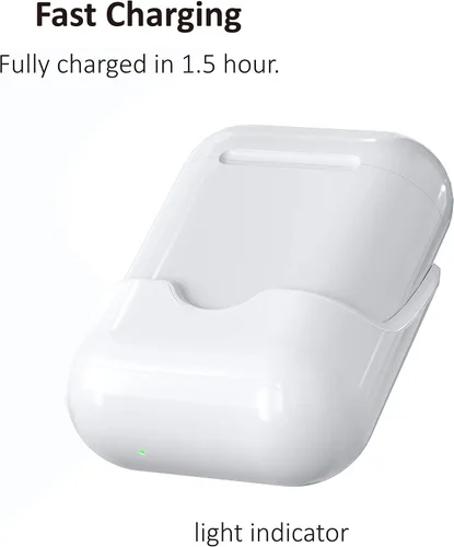 Vista 4 de Skywin Receptor de carga inalámbrico compatible con Airpods de 1ª y 2ª