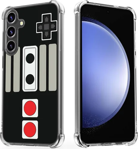 Vista 17 de Funda de protección contra caídas para Samsung Galaxy S23, juego de arcade Juego de Arcade Negro