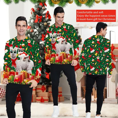 Vista 4 de uideazone Sudaderas con estampado3D, manga larga, sin botones, unisex.