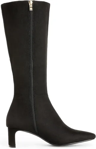 Vista 3 de DREAM PAIRS Botas de moda con tacón grueso y cremallera lateral para mujer