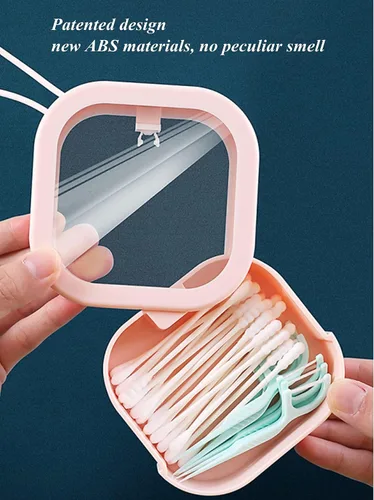 Vista 5 de Organizador de cintas para el cabello, pequeño organizador portátil para ligas para el cabello, se puede colgar en la pared, para accesorios