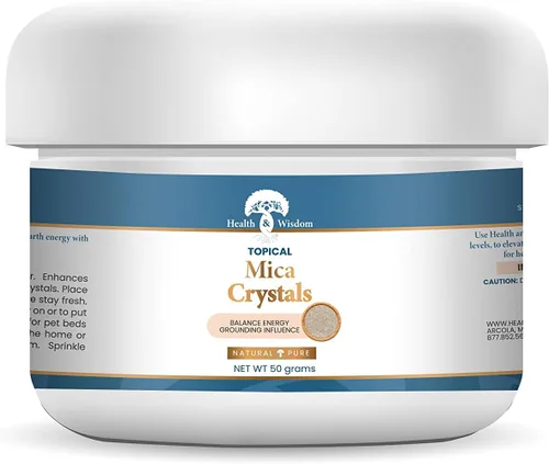 Vista 9 de Health and Wisdom Cristales de mica laminar, 1.75 libras, puros, lugar en el baño para energizar el agua, natural, armonizar las células, curación