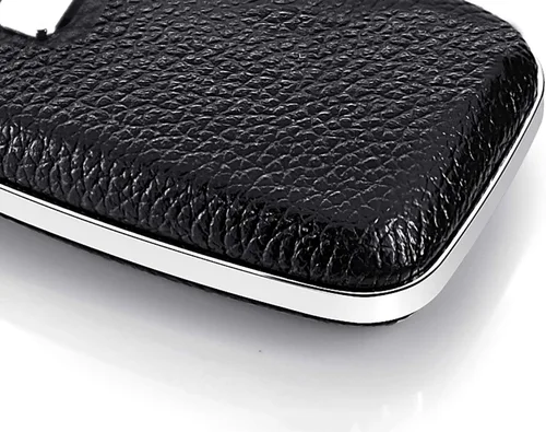 Vista 4 de ontto Compatible con Land Rover - Carcasa protectora para llave de coche de piel auténtica ABS, con aleación de zinc, para Range Rover, Eoque