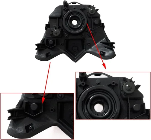 Vista 8 de Ensamble de Faro Delantero de Reemplazo para Motocicleta Compatible con Yamaha FZ6R 2009 2010 2011 FZ6R 09 10 11 FZ-6R