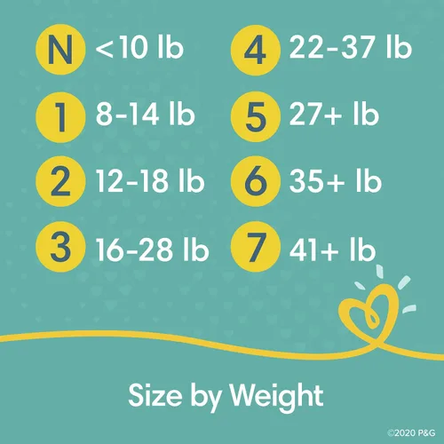 Vista 4 de Pañales para bebés recién nacidos/talla 1 (8-14 libras), 198 unidades y detergente para ropa para bebé, paquete de 2 – Pampers Swaddlers, One Month