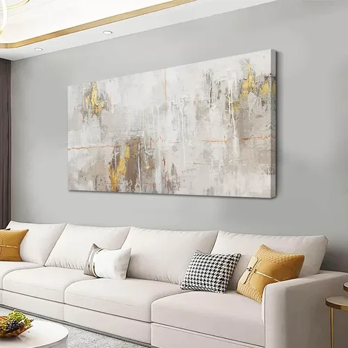 Vista 8 de Arte de pared geométrico de mediados de siglo, decoración moderna en blanco y negro, cuadros para paredes, lienzo fotográfico para sala de estar
