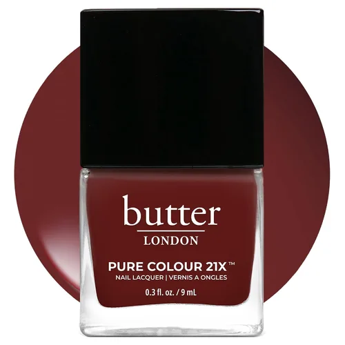 Vista 29 de butter LONDON PC21X Esmalte de uñas – Secado rápido, color de larga duración con acabado similar al gel y laca de uñas resistente a las virutas que