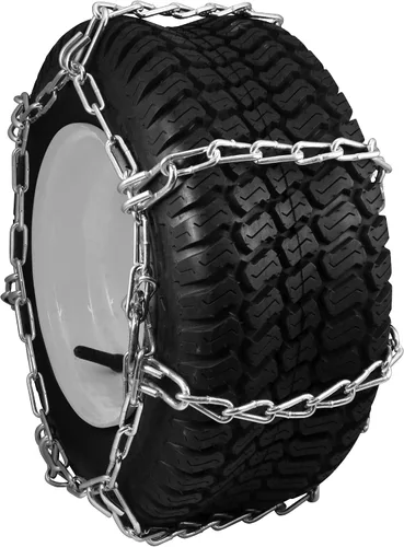 Vista 4 de Security Chain Company 1060156 Cadenas de tracción para neumáticos de zinc de alta resistencia Max Trac, diseñadas para quitanieves y tractores