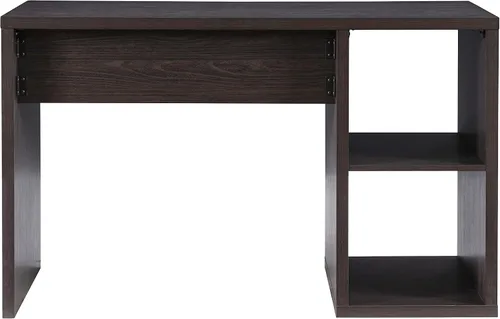 Vista 14 de Linon Dawes - Escritorio espresso con 2 cubículos abiertos