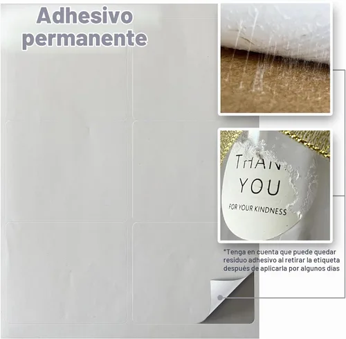 Vista 7 de Mr-Label Etiqueta de vino impermeable mate blanca de 4" x 3-1/3" - para impresora de inyección de tinta y láser - para botella de vino de 750 ml
