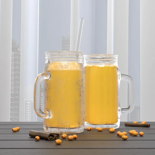Vista 7 de 6 popotes de vidrio reutilizables, popotes de repuesto de 0.310 x 0.315 in, popotes transparentes y prácticos para vasos de 20/30/32 onzas, pajitas