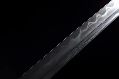 Vista 8 de Espada Katana Samurái japonesa afilada de acero plegado templado de arcilla de 41 pulgadas, vaina de palisandro