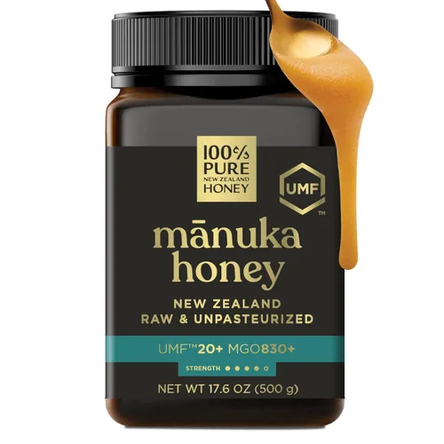 Vista 9 de Miel de Manuka UMF 10+ (MGO 261+) 100% Miel Pura de Nueva Zelanda - Certificada. Cruda, 8.8 Oz (250g) Raw & Unfiltered Manuka Honey UMF 10+
