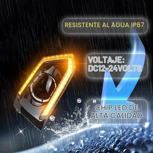 Vista 6 de Switchback - Luz antiniebla LED para parachoques delantero, DRL, color ámbar, señal de giro secuencial compatible con Nissan Altima 2019-2022