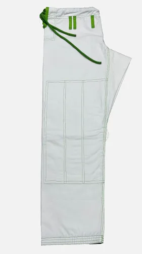 Vista 7 de Bjj Gi Jiu Jitsu Con Puntada Verde Bjj Gi Jiu Jitsu Kimonos Gi 100% Algodón Perl Tejido 450GSM
