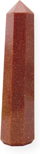 Vista 22 de WholesaleGemShop - Torre de obelisco de piedras preciosas de 3 pulgadas, faceta gigante, cristal de roca de Aura Rock Natural pulido Earth Wand