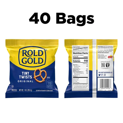 Vista 2 de Rold Gold Tiny Twists Pretzels, 1 onza (paquete de 40)