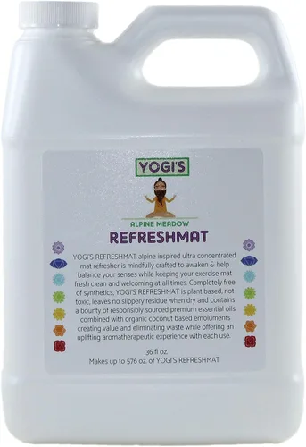 Vista 2 de Naeterra Aromatherapy Cleaning Concentrate Yogi's Refreshmat Ultra Concentrated Yoga Mat Cleaner & Refresher - Hace hasta 4.5 galones