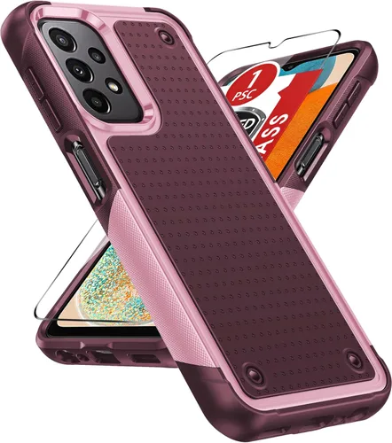 Vista 35 de LeYi Funda para Galaxy S21 FE-5G: Funda Samsung S21 FE con protector de pantalla, doble capa protectora de policarbonato duro y TPU suave Android