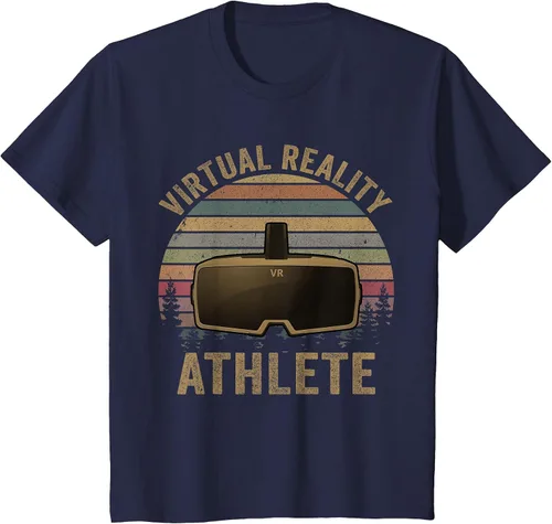 Vista 62 de Virtual Reality Athlete for VR Gamers Camiseta Asphalt Grey