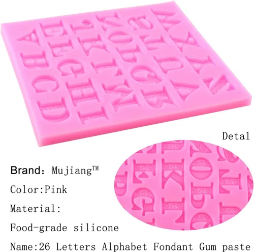 Vista 2 de Mujiang Fondant - Molde de silicona para hacer dulces