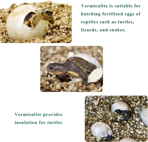 Vista 4 de Vermiculita orgánica de 2 cuartos de galón, vermiculita hortícola para plantas, aditivo de suelo para plantas en maceta, vermiculita gruesa