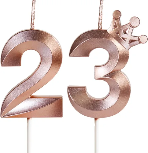 Vista 69 de Velas de cumpleaños número 10 para pastel, velas de oro rosa número 10 con corona, diseño 3D, decoración de pastel de cumpleaños para niñas