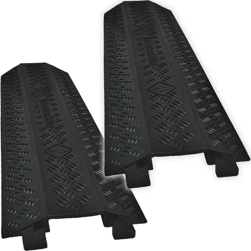 Vista 12 de Drop Trak protectores de cables y mangueras negro (Black - 1 Piece)