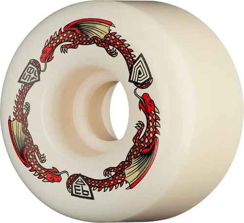 Vista 18 de Ruedas para patineta Powell Peralta Dragon Formula 88A A2 Asimétrico