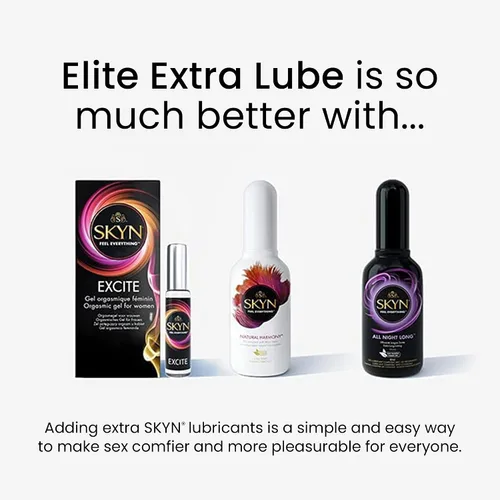 Vista 6 de SKYN Preservativos Elite, sin látex, lubricados, ultrafinos, extra lubricantes, 12 unidades, paquete de 2
