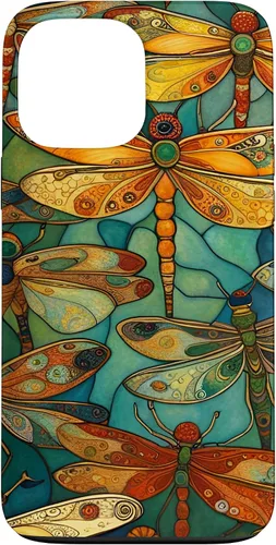 Vista 24 de iPhone 16 Dragonfly Party III Pretty Dragonflies In A Garden Flying Case