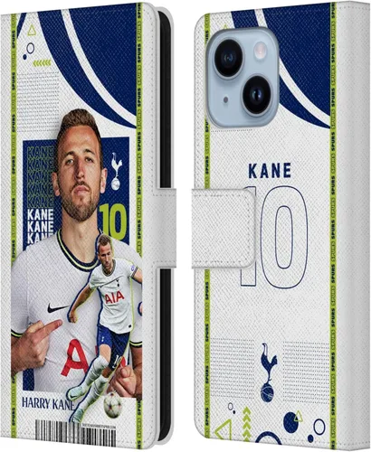 Vista 23 de Head Case Designs Officially Licensed Tottenham Hotspur F.C. Cristian Romero 2022/23 First Team Leather Wallet Case Compatible with Apple iPhone 11