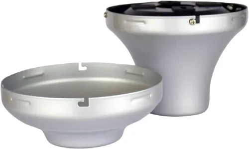 Vista 3 de Fanimation Kit de techo inclinado para ventilador de techo, 1 pulgada, blanco mate, clasificación húmeda Mate blanco
