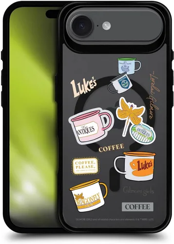 Vista 50 de Head Case Designs Gilmore - Funda negra a prueba de golpes con diseño de dibujos animados para niñas con licencia