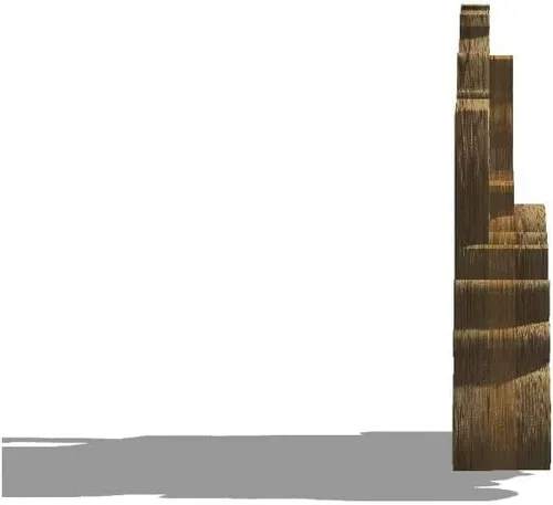 Vista 2 de Imán de madera de San Agustín de Estados Unidos para nevera, monumentos 3D, recuerdos coleccionables, decoración hecha a mano 2