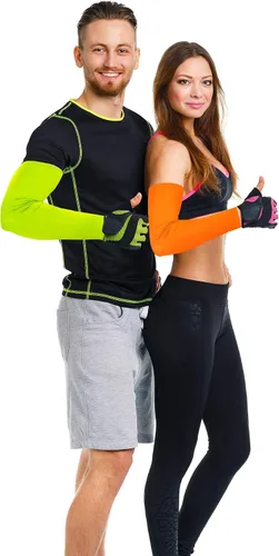 Vista 6 de Bememo 9 pares de mangas de protección UV, mangas de enfriamiento largas para brazos para hombres y mujeres