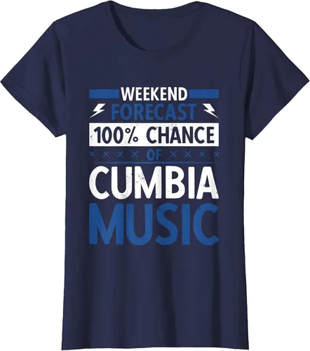 Vista 11 de Weekend Forecast Cumbia Music T-Shirt
